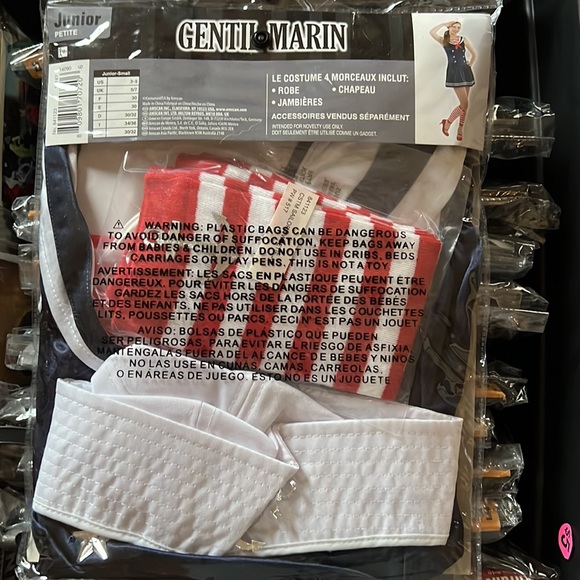 Juniors Sailor Sweetie Costume-Size Junior Small - Picture 4 of 6